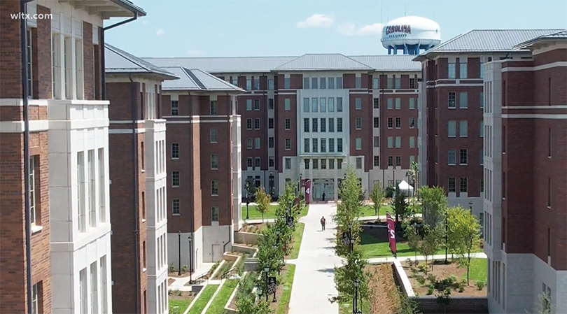 Columbia's WLTX News19 on UofSC Campus Village Grand Opening